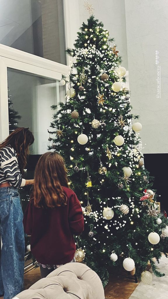 Ya es Navidad en casa de Sara Carbonero. 17 de noviembre de 2024. Madrid