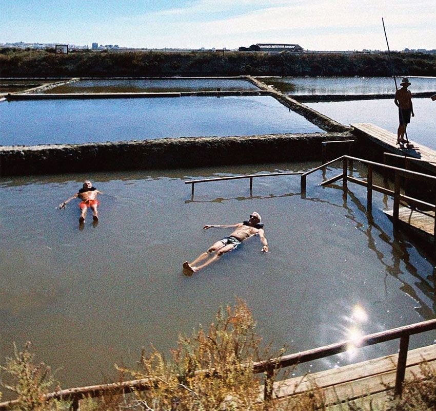 El mar Muerto del Algarve portugués: spa salino de Castro Marim