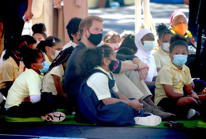 El Príncipe Harry y Meghan Markle visitan un colegio en Harlem