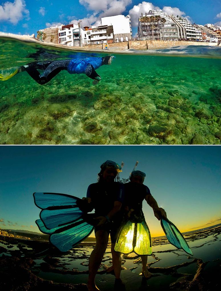 snorkel playa las canteras