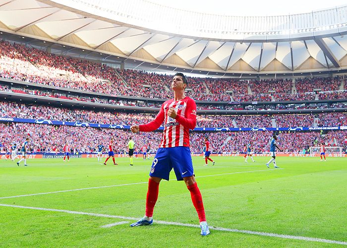 Álvaro Morata celebra un nuevo triunfo con su familia