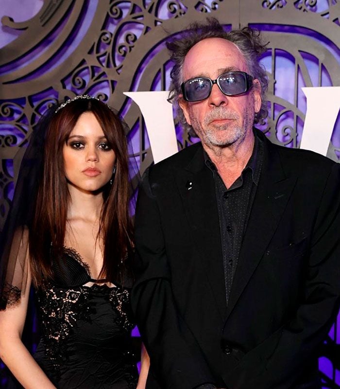 Jenna Ortega y Tim Burton