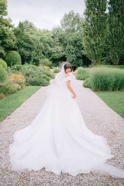 Vestido de novia de princesa de Pronovias