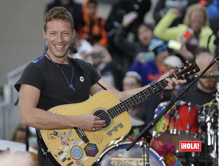 Chris Martin está de gira por Latinoamérica y su exmujer y sus hijos están con él
