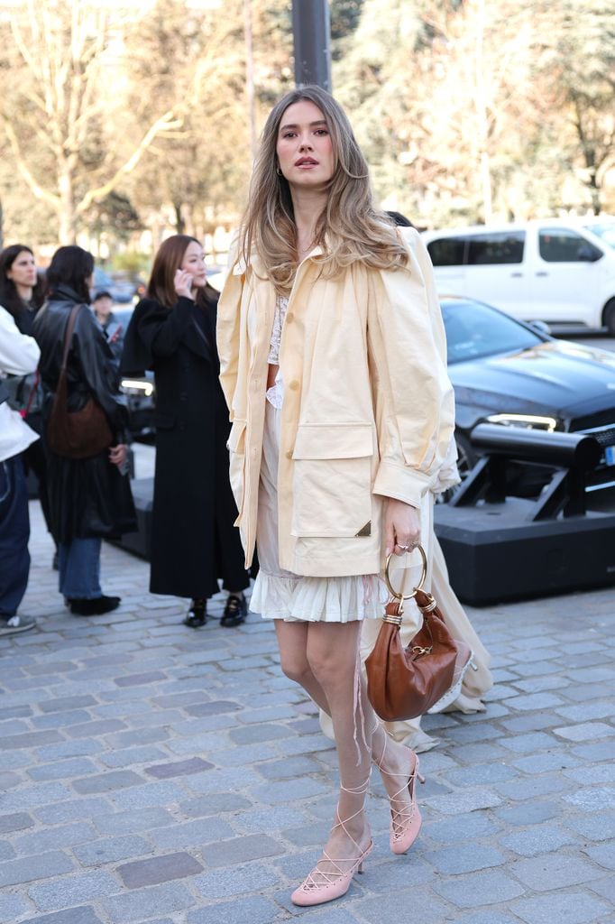 Zita D'hauteville en el desfile de Chloé en Paris Fashion Week