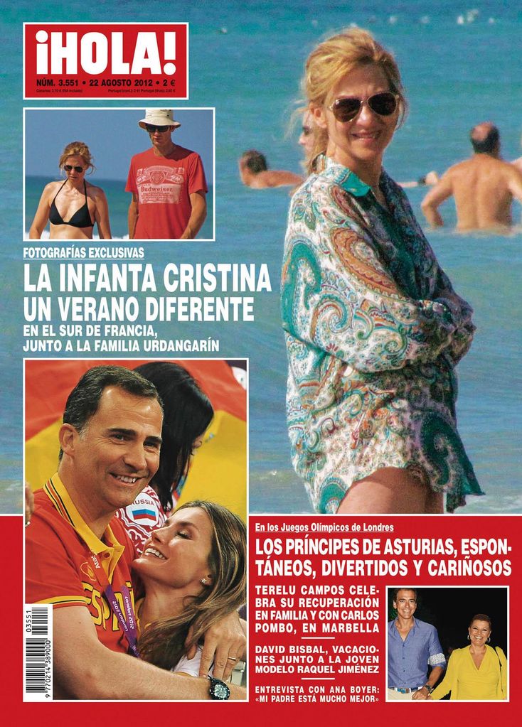 HOLA 4022. Portadas Cristina de Borbón e Iñaki Urdangarín.