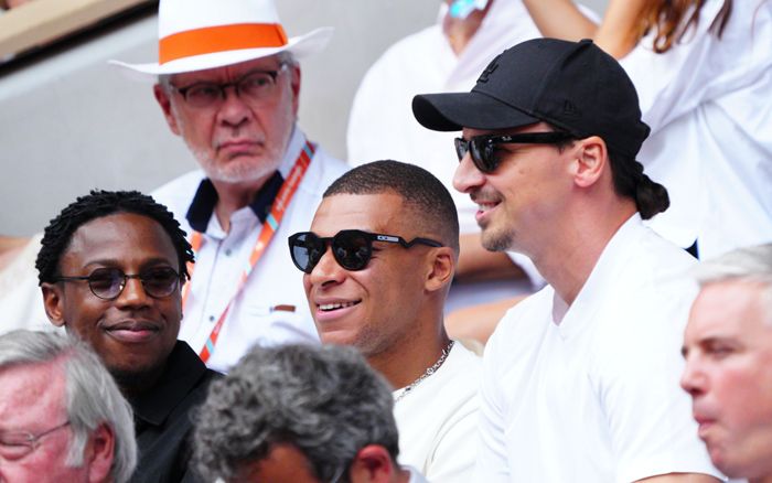 Mbappe e Ibrahimovic en el Roland Garros