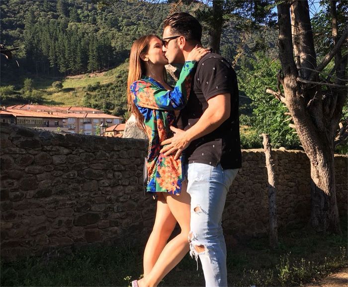 David Bustamante y Yana Olina