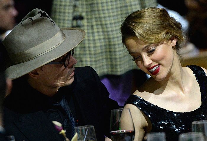 Amber Head y Johnny Depp 