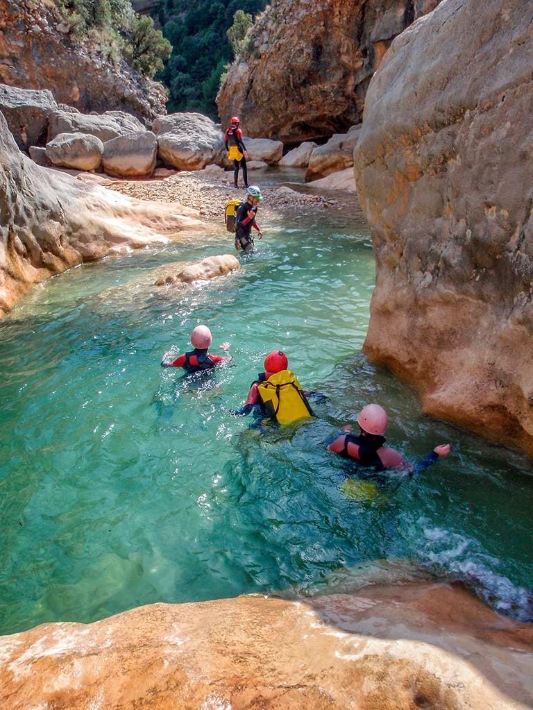 Cañones en la sierra de Guara