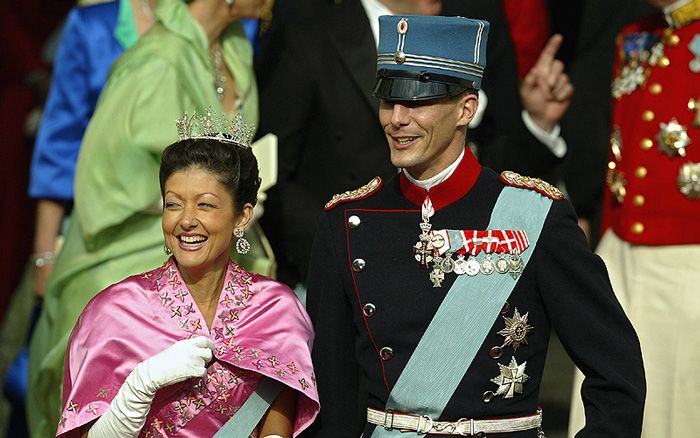 Joaquín de Dinamarca y la condesa Alexandra en 2004