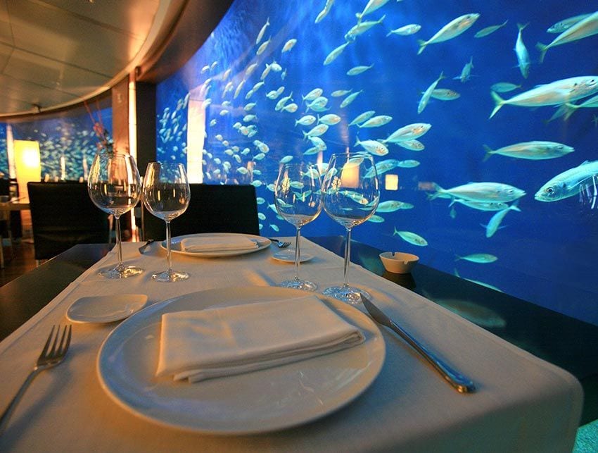 Restaurante submarino en la Ciudad de las Artes y las Ciencias