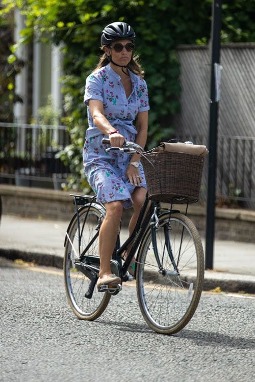 Pippa Middleton en bicicleta