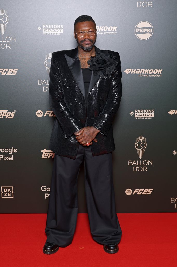 Djibril Cissé en la Gala del Balon de Oro 2024