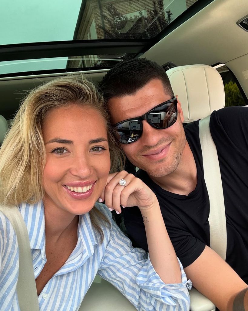 Álvaro Morata felicita a Alice Campello por su 30 cumpleaños