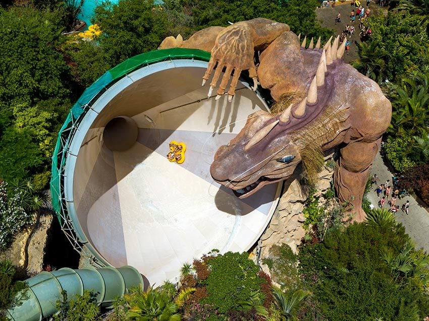 Dragon, una de las atracciones del parque acuático Siam Park