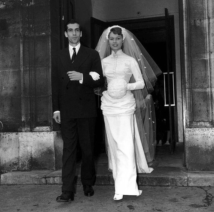 La boda de Brigitte Bardot y Roger Vadim