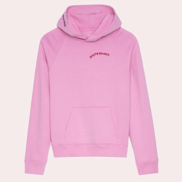 sudadera rosa