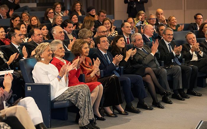 Doña Sofía en un concierto solidario 