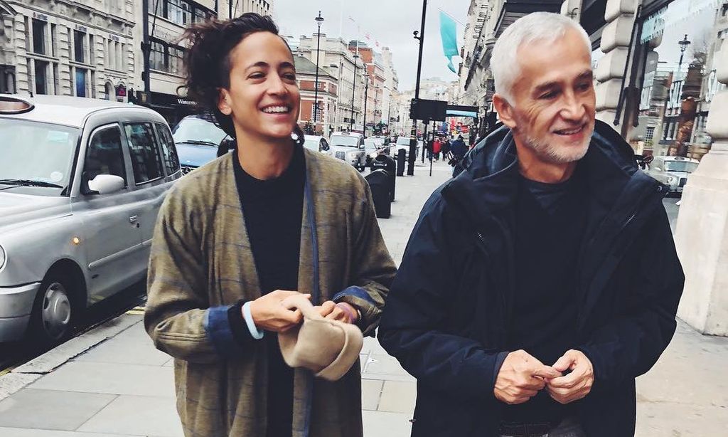 Jorge Ramos y su hija Paola