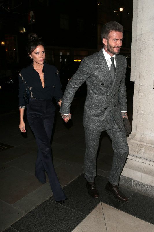 Victoria y David Beckham