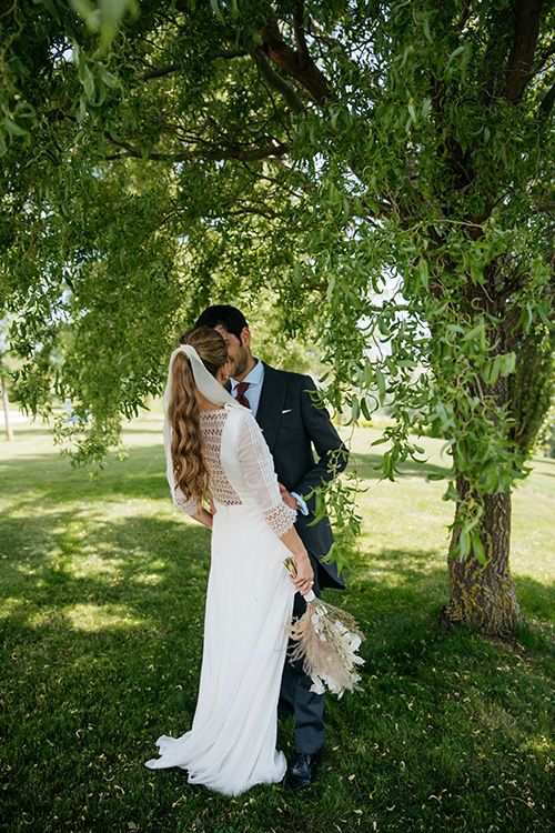 Vestido de novia con espalda especial