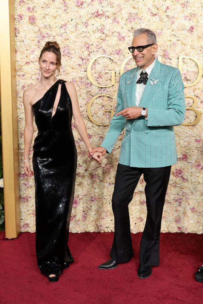 Emilie Livingston y Jeff Goldblum 