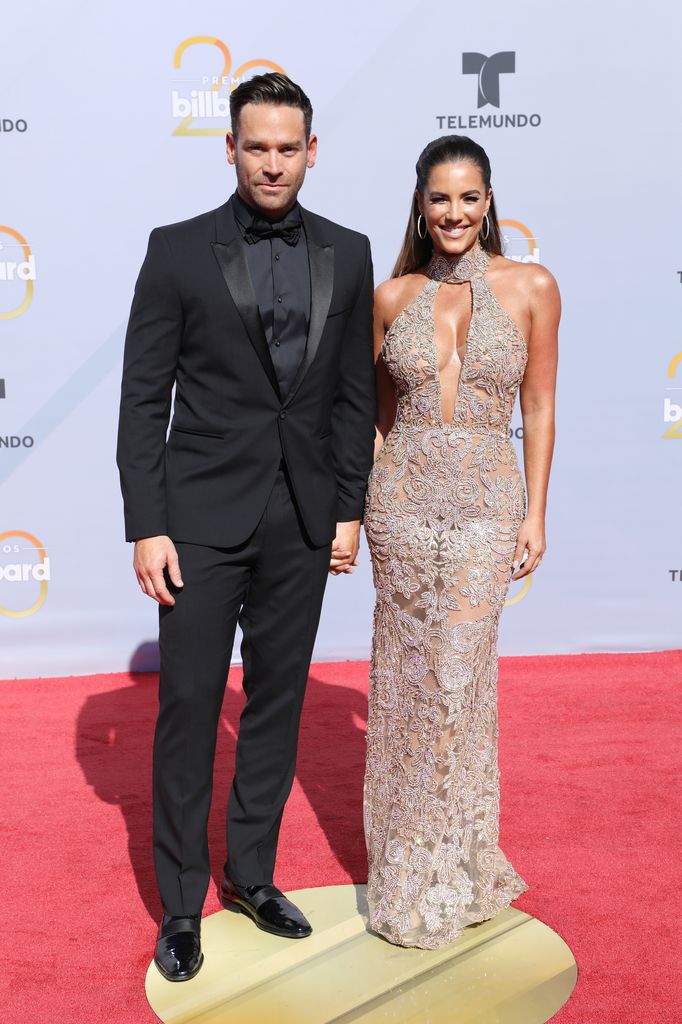 Jaime Mayol y Gaby  Espino en los Premios Billboard de la Música Latina 2018, en Las Vegas.