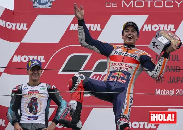 La divertida felicitación de Lucia Rivera a Marc Márquez tras su nueva victoria