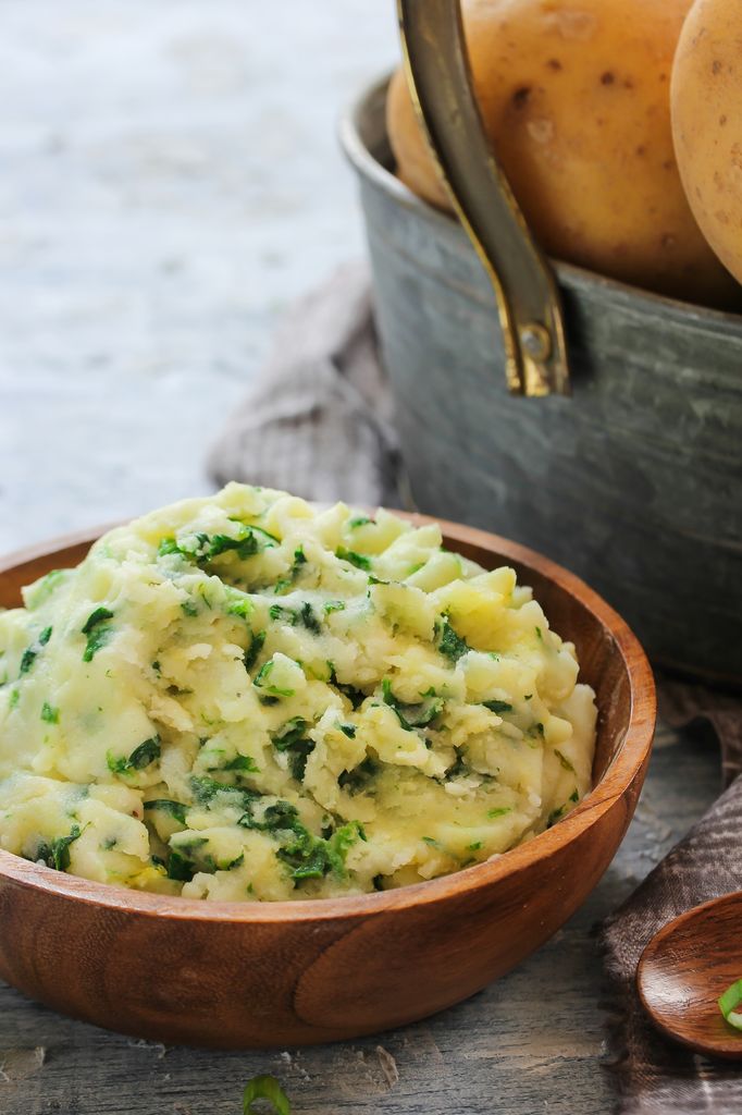 Para hacer el Colcannon irlandés es preferible utilizar patatas de una variedad harinosa