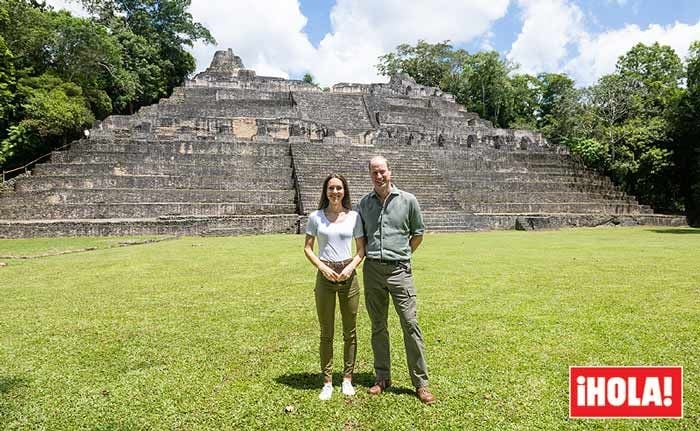 Los duques de Cambridge en la selva de Belice para conocer la ciudad maya de Caracol