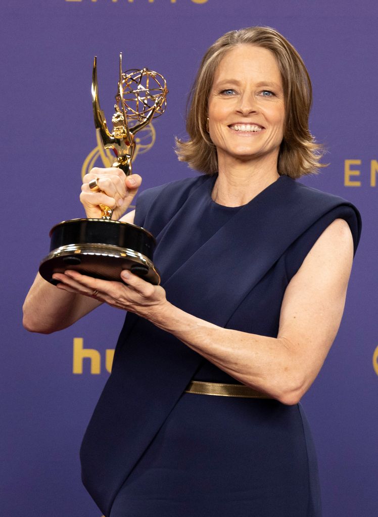 Jodie Foster en los premios Emmy, 15 de septiembre de 2024 en Los Ángeles