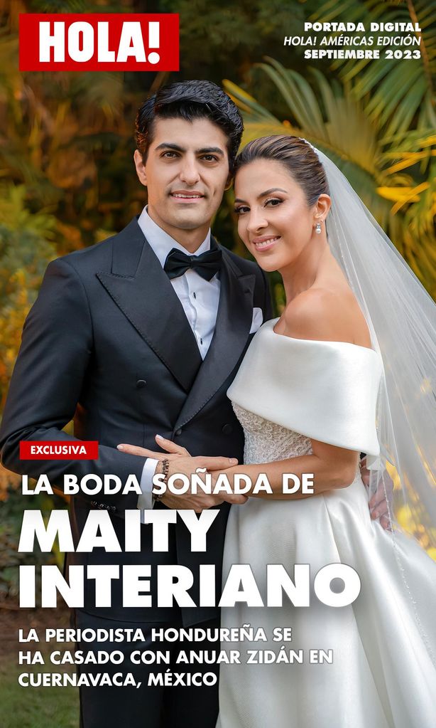 La boda de Maity Interiano y Anuar Zidán, Portada Digital HOLA!