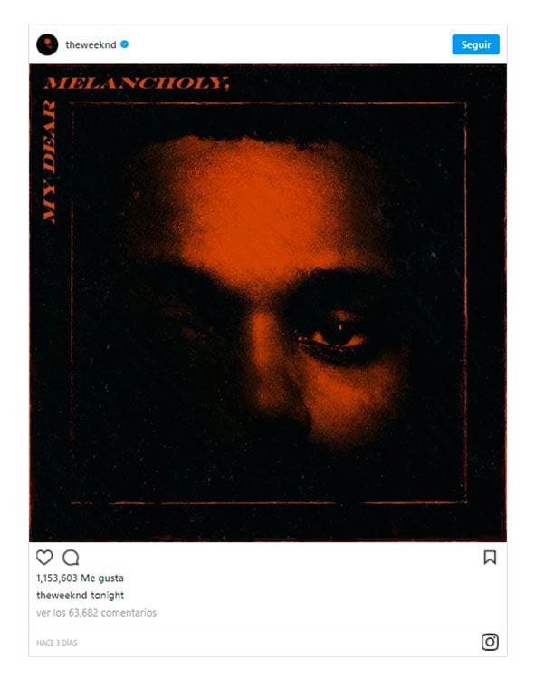 weeknd instagram