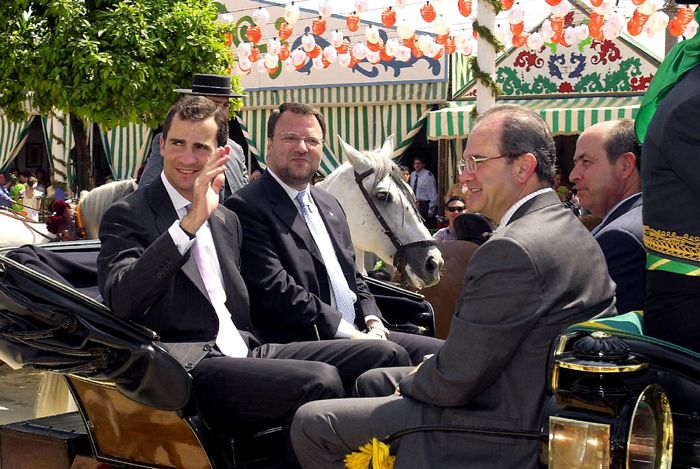 Don Felipe en la Feria de Abril