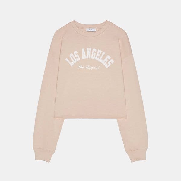 sudadera oversized bershka