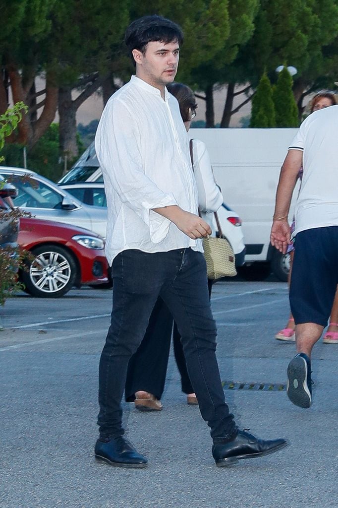 Duarte Falco During burial of Marta Chavarri in Madrid on Friday, 21 July 2023.