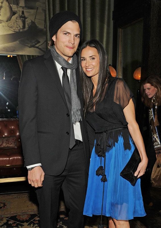 Ashton Kutcher y Demi Moore