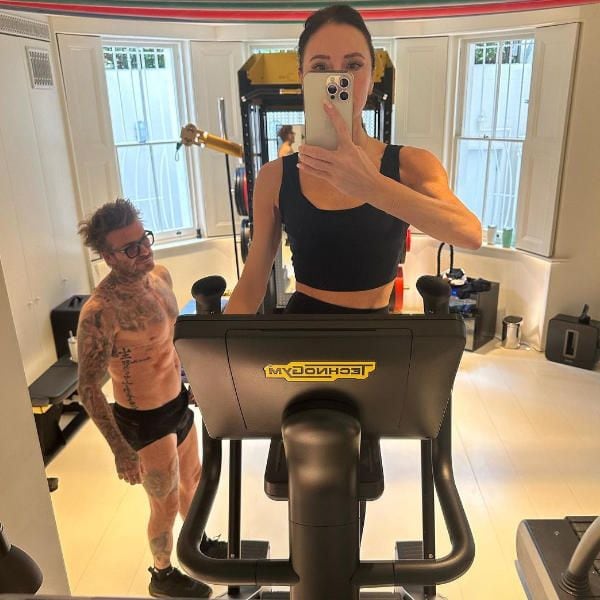 victoria beckham entrenamiento