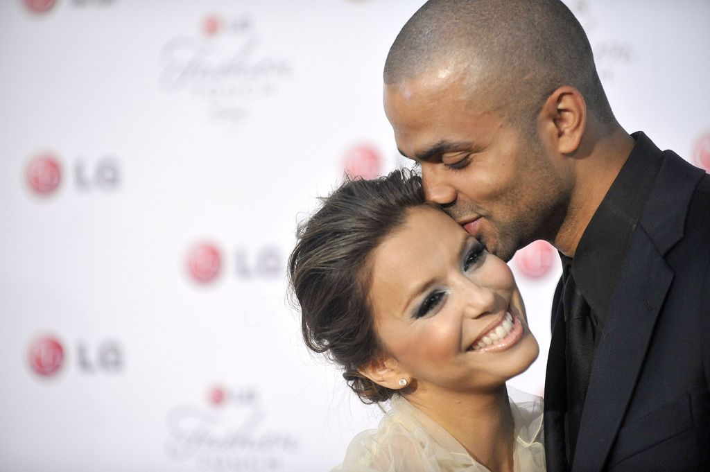 Eva Longoria Parker y Tony Parker cuando estaban casados