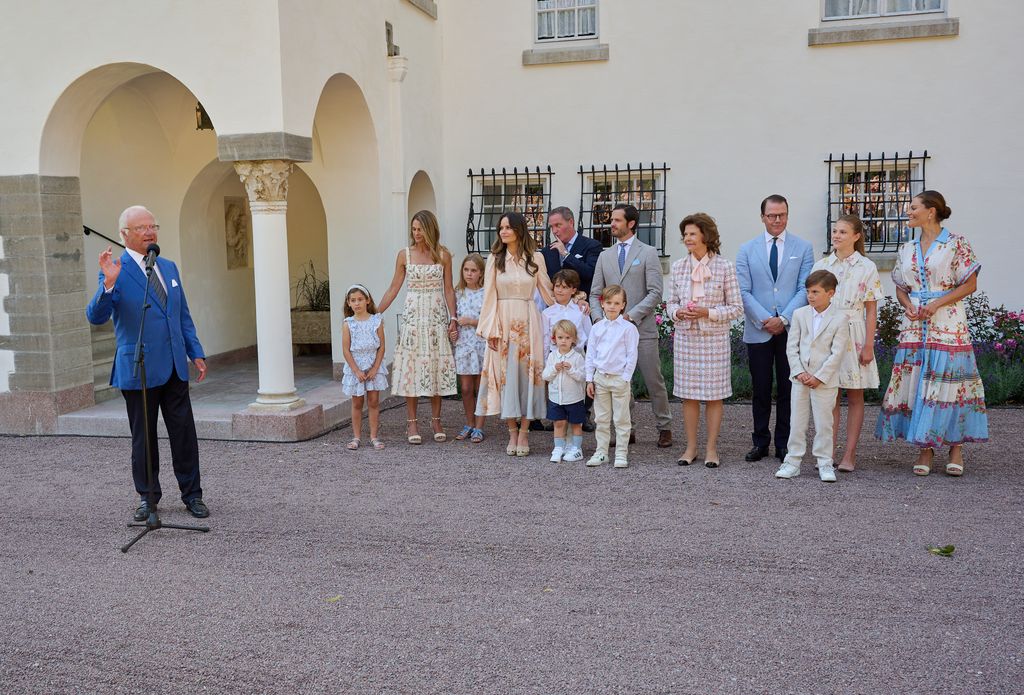 2024-07-14  BORGHOLM   SWEDEN 
Royal Swedish Family
Crown Princess Victoria s 47th birthday is traditionally celebrated at Solliden, the royal summer palace on Oeland in southern Sweden
PHOTO:STEFAN LINDBLOM/Stellapictures
COPYRIGHT:  STELLA PICTURES