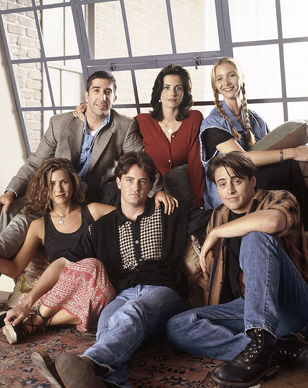 Los protagonistas de 'Friends'