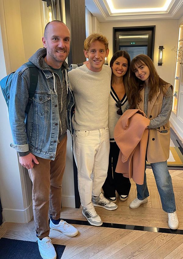 Charlie McDowell, Diego Sanchis, Natalia Osona y Lily Collins