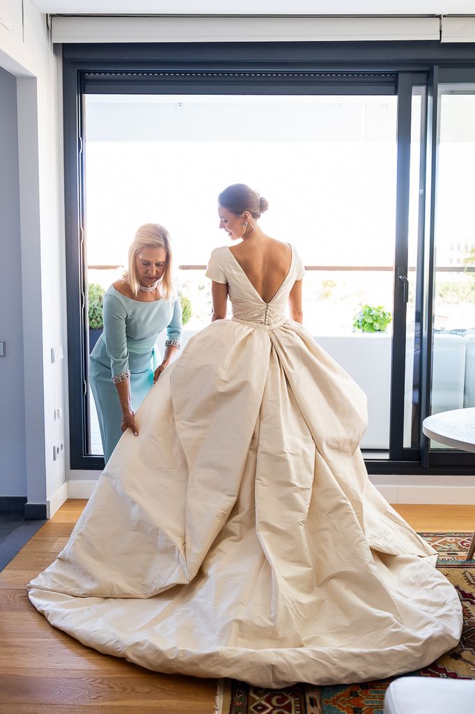 Vestido de novia reciclado Basaldua