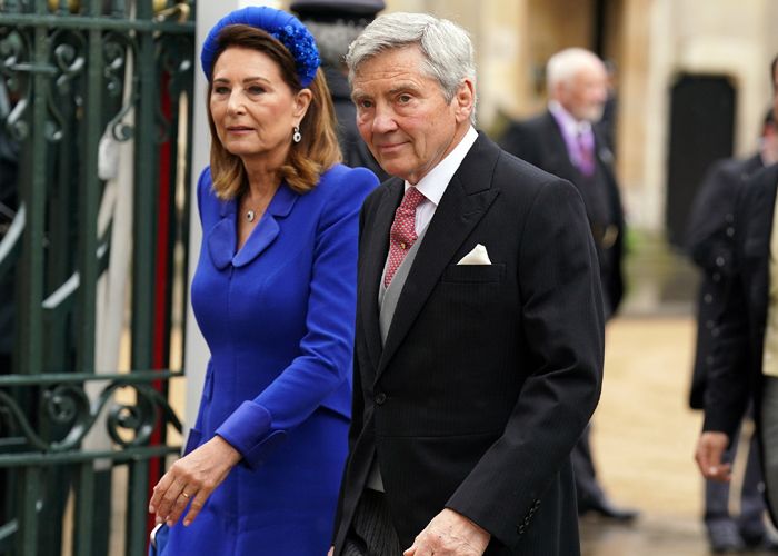 Carole Middleton y su marido