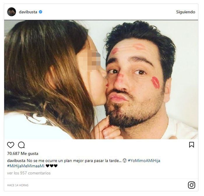 David Bustamante y su hija Daniella