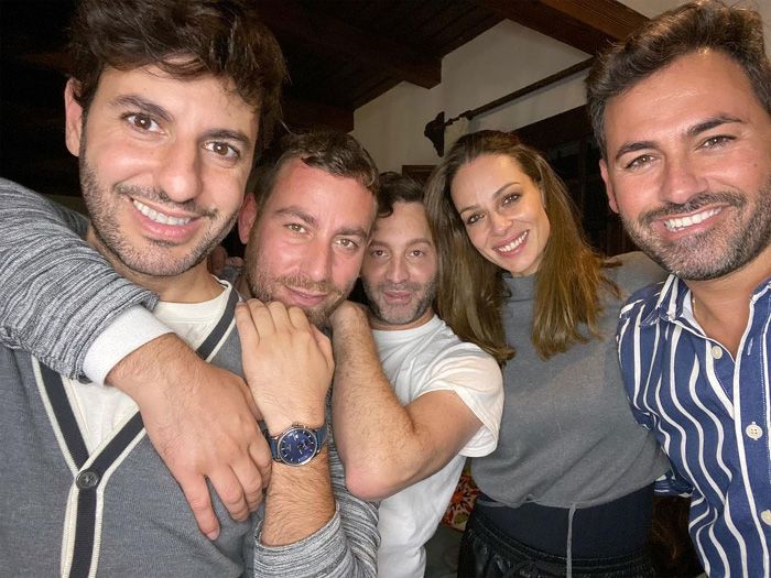 Eva González con sus amigos en Ronda