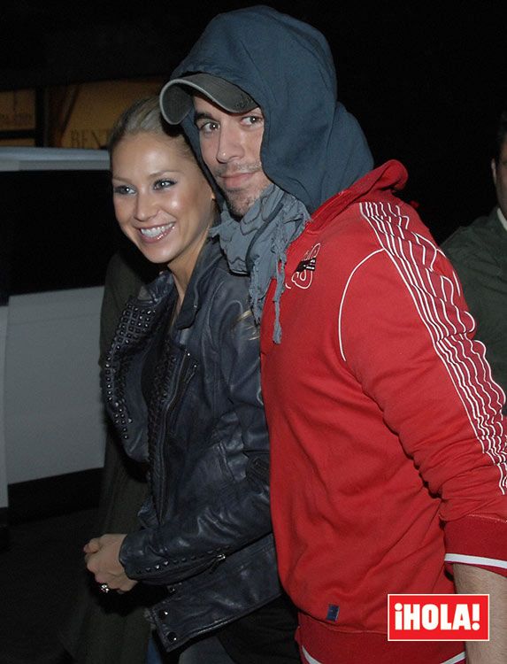 Enrique Iglesias y Anna Kournikova