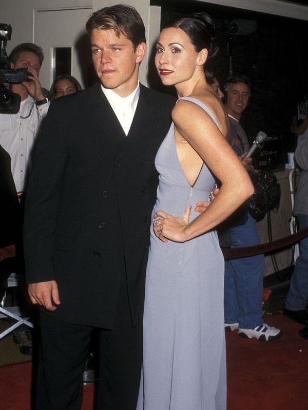 Minnie Driver y Matt Damon