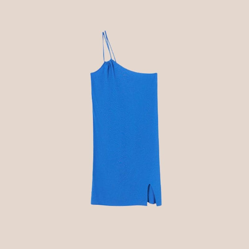 vestido azul brownie